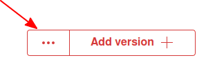 Кнопка Добавить версию в Docsie Editor